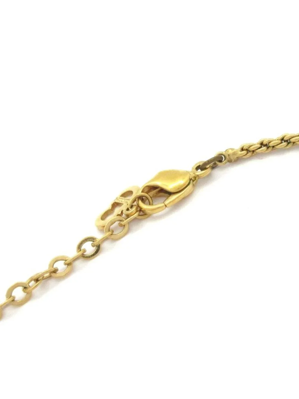 Dior Necklace Gold Bag Motif